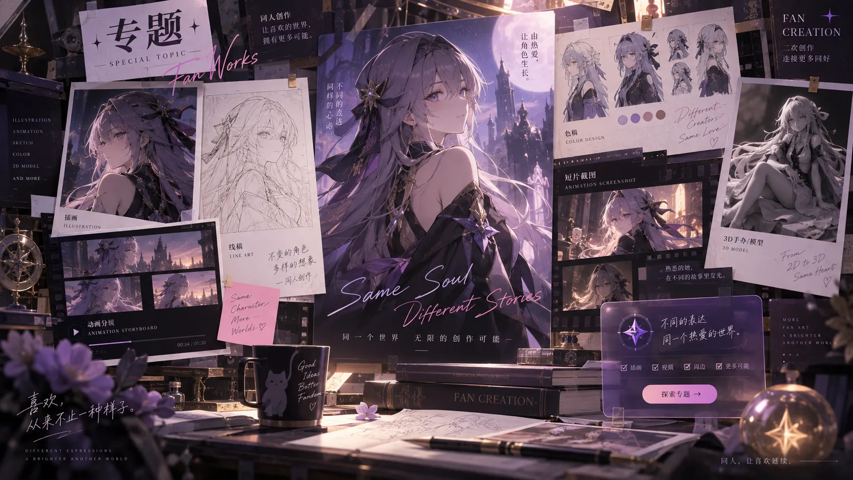 同人动漫创作分镜与画面专题